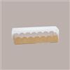 SCOTTON 20 Astuccio Pvc Vaschetta Carta Nature Porta Cioccolatini 19x5H5