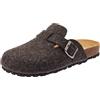 CMP ECO TARAZ WMN HOME SLIPPERS, Sandali a Ciabatta Donna, Carbone Mel, 39 EU