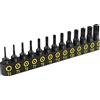 LEXIVON Attacco a vite Torx approva movimentazione, Set in acciaio con lega Premium S2 stella di sicurezza 13 pezzi, T4 - T40 CNC di precisione lavorata (LX-301)