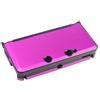 OSTENT Custodia Protettiva Antiurto in Alluminio Rigido per Scatola di Metallo Compatibile per Console Nintendo 3DS, Colore Rosa Rossa