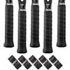 Senston 5 Pezzi Overgrip Racket Grip Anti Scivolo Racchetta di Badminton Racchetta da Tennis (Nero)