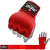 5RIDGE Guanti interni in gel da boxe per punzonatura con protezione per pugni imbottiti, sotto i guanti supporto lungo per il polso, ideali per MMA, kickboxing, allenamento di arti marziali (L, nero)