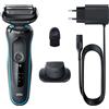 BRAUN RASOIO 3 LAME FLESSIBILI LAVABILE 51M1200S