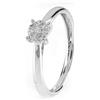 Bliss Anello Caresse in oro bianco con diamanti 0,15 ct