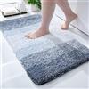 Homaxy zerbino Ingresso casa 40 x 60 cm,Tappeto Entrata Interno Resistente Sporco, Morbido e Lavabile Zerbino da Interni per Interno, Antiscivolo e Essorbente zerbino, blu