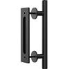 WINSOON Kit maniglia per porta da 30,5 cm (1, nero)