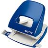 Leitz Pratica Perforatrice da Ufficio, Capacità fino a 30 Fogli, Blu, Metallo, Guida di Arresto con Barra di Selezione del Formato, Gamma NeXXt, 50086035