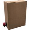 Weboxes Bag in box vino da 3 Lt. 18 x 9 x 23,5cm (LxPxH) Confezione da 10 pezzi (sacca interna non presente)