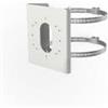 Hikvision DS-1275ZJ-S-SUS Staffa da palo Acciaio inossidabile , colore bianco