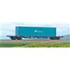 ACME 40420 Sgnss CEMAT livrea blu con container 60' Trenitalia