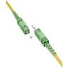 goobay 59639 - Cavo in fibra ottica (FTTH) monomodale (OS2) Simplex/SC APC (8°) maschio a SC-APC (8°) maschio/cavo in fibra ottica, 2 m