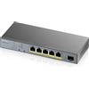 Zyxel SWITCH 5P LAN Gigabit PoE ZYXEL GS1350-6HP-EU0101F NebulaFlex Managed x CCTV - 1P SFP-1y serv.NebulaPro Fino:24/05 GS1350-6HP-EU0101F