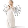 Willow Tree Figurina Angelo della Stella, Resina, Design di Susan Lordi, 13.5 cm