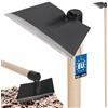 KOTARBAU® Zappa da Giardino 180 x 85 mm a Forma Trapezoidale con Manico in Legno 115 cm Strumenti Manuali Attrezzi Accessori da Giardino Zappetta Giardinaggio