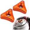 Fast Pro Moto WP 48mm Forcella Forcella Anteriore Manopole di Regolazione CNC Per SX SX-F EXC XC-W Tutti 125-530cc SUPERMOTO 690 2007-2010 SMC 690 2008-2010 ENDURO 690 2008-2010 Arancione