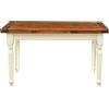 Biscottini Tavolo legno massello 142x80 cm | Tavolo allungabile cucina artigianale Made in Italy | Tavolo pranzo allungabile