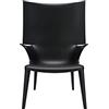 Kartell Uncle Jim Poltrona, Policarbonato Trasparente o colorato in Massa, Nero, 72 x 103 x 68 x 60 cm