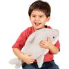 B. toys - Squishy abbracciabili - Squalo di peluche - Animale di peluche - Squalo grigio soffice e morbido - Giocattolo lavabile per neonati, bambini e ragazzi - 0 Mesi +