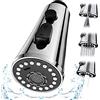 Bogoro Qazuwa Rubinetto da Cucina con 3 Modalità,Cucina Doccetta Estraibile Rubinetto Lavello Cucina Doccetta Ricambi Doccetta Cucina Miscelatore ad alta Pressione Rubinetto per Cucina G 1/2 inch(cromato)