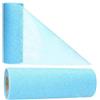 AmaCasa Aqua Runner da tavola blu (17,5 cm x 25 m), nastro in tessuto non tessuto di alta qualità per eleganti decorazioni da tavola per matrimoni, compleanni e occasioni speciali