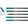 Edding e-1300 - Set di 5 pennarelli per colorare a punta tonda 3 mm verde alloro