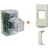 Fanton lampada notturna segna passo led compatibile Bticino Luna - 82883-BL