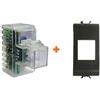 Fanton lampada notturna segna passo led compatibile Gewiss Chorus nera - 82883-CN