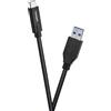 celexon USB-C a USB-A - cavo USB 3.1 Gen2, 1,0m, nero