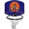 Spalding Mini Basketball Set Space Jam 79008Z, Unisex Basketball backboards, Black, One Size EU
