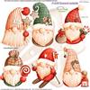 Pannolenci Stampato Gnomi Natale