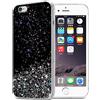 Cadorabo Custodia compatibile con Apple iPhone 6 / 6S in Nero con Glitter - Custodia protettiva in silicone TPU con glitter scintillanti - Ultra Slim Back Cover Case