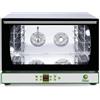 Forno a convezione con umidificatore. Capacità camera cottura 4 teglie 60x40 - GN1/1