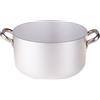 PENTOLE AGNELLI Casseruola alta 2 manici Ø cm 30x16h 11,3 litri alluminio 3mm