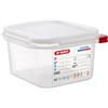ARAVEN Contenitore polipropilene con coperchio GN 1/6 h10cm