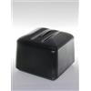 MC RISTORAZIONE Portaghiaccio quadro con coperchio nero cm 24x24x19h