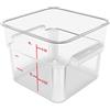 PADERNO WORLD CUISINE Contenitore Lt 5,7 PC Dim cm 22,2x22,2x18,6