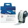 BROTHER Etichette dk22210 29mmx30.48metri compatibili bianche rotolo continuo per brother ql1000 1050 1060 white dk-22210 con supporto