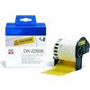 BROTHER Etichette giallo compatibile con Brother DK22606 giallo 15.24metri