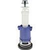 Rousseau Edouard Rousseau - Meccanismo di scarico dell'acqua con chiusura lampo per serbatoio WC apparente, 3,5 l/sec, standard NF - serbatoio da 255 a 455 mm di altezza
