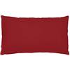 Lovely Casa - Federa per cuscino a sacco, 50 x 80 cm, colore: Rosso