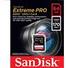 SanDisk Extreme PRO 64GB SDXC Memory Card up to 170MB/s, UHS-1, Class 10, U3, V30, Black