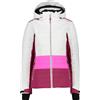 Cmp Zip Hood 31w0226 Jacket Bianco,Rosa 2XS Donna