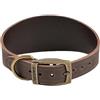 Ancol Timberwolf - Collare in pelle per whippet, adatto per collo da 30 a 34 cm