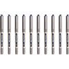 Uni-Ball UB-157 Eye fine - Set di 12 penne roller blu