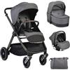 Cangaroo - Cangaroo Passeggino Trio Macan Grey