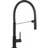 Newform - Maki Miscelatore monocomando per lavello con bocca girevole e orientabile finitura nero opaco - 71850.01.093
