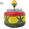 Boooh.it POSACENERE ''LEGALIZE'' A PRESSIONE IN CERAMICA LAVORATO E DECORATO A MANO | IDEA REGALO