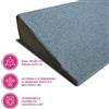 Cuscino ortopedico cuneo antireflusso per Il soggiorno o camera da Letto. Cuscino da lettura o supporto lombare 45x120 cm