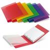 BLUEKOVER RACCOGLITORE AD ANELLI A4 COLORE VIOLA FLUO - COPERTINA RIGIDA - 4 ANELLI ø 30mm SUL LATO LUNGO - BLUEKOVER - FLUO-5_VI