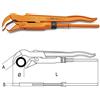 BETA - Giratubi Modello Svedese 240 mm con Ganasce Sottili a 45° in Acciaio Forgiato, Chiave Giratubi Professionale per Idraulica Officina e Manutenzione, 374 240